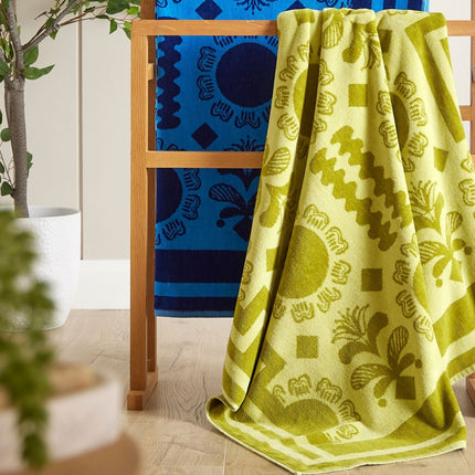 Christy "Amalfi" Beach Towel in Key Lime