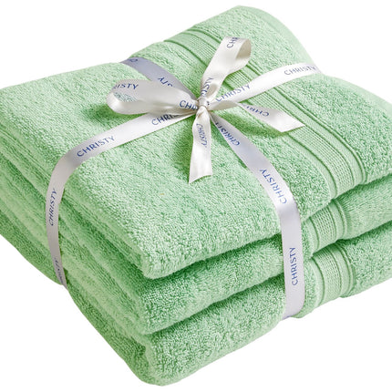 Christy "Serene" Bath Towel Set of 3 in Cucumber