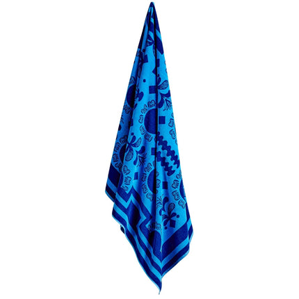 Christy "Amalfi" Beach Towel in Egyptian Blue