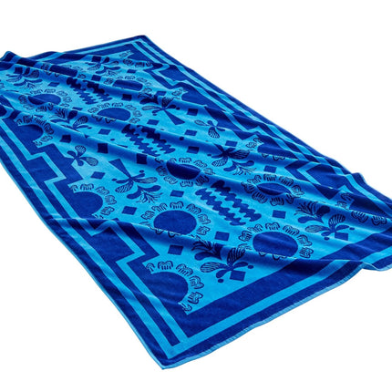 Christy "Amalfi" Beach Towel in Egyptian Blue