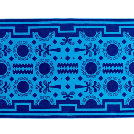 Christy "Amalfi" Beach Towel in Egyptian Blue