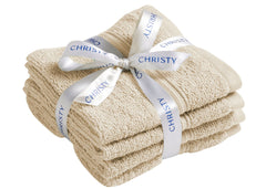Christy "Serene" Face Towel Set of 4 in Driftwood