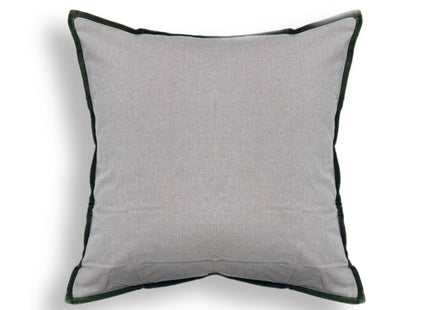 Christy "Jaipur Trim" Cushion in Olive