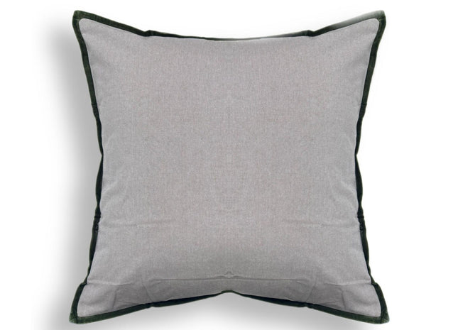 Christy "Jaipur Trim" Cushion in Olive