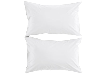 Christy "200TC Organic" Plain Dyed Sheets & Duvet Covers in White
