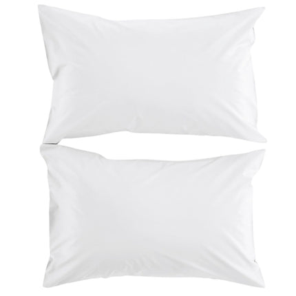 Christy "200TC Organic" Plain Dyed Sheets & Duvet Covers in White