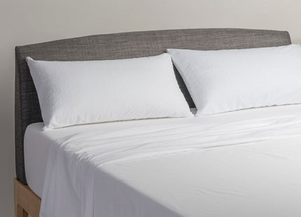 Velfont "Babylon" Bamboo Pillow Protector in White