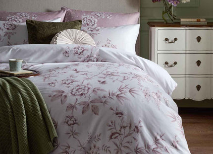 Laura Ashley "Rowsham" Duvet Cover Set in Dark Blush