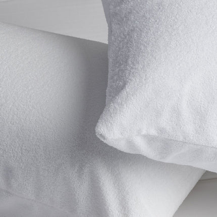 Velfont "Babylon" Bamboo Pillow Protector in White