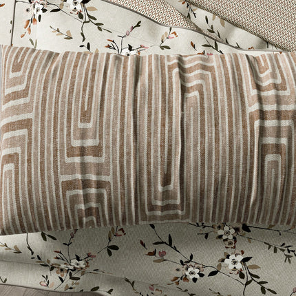 طقم غطاء لحاف "رانا" من Bedeck of Belfast باللون الرمادي الدافئ