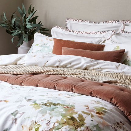 Christy "Botanical" Duvet Cover Sets in Sage