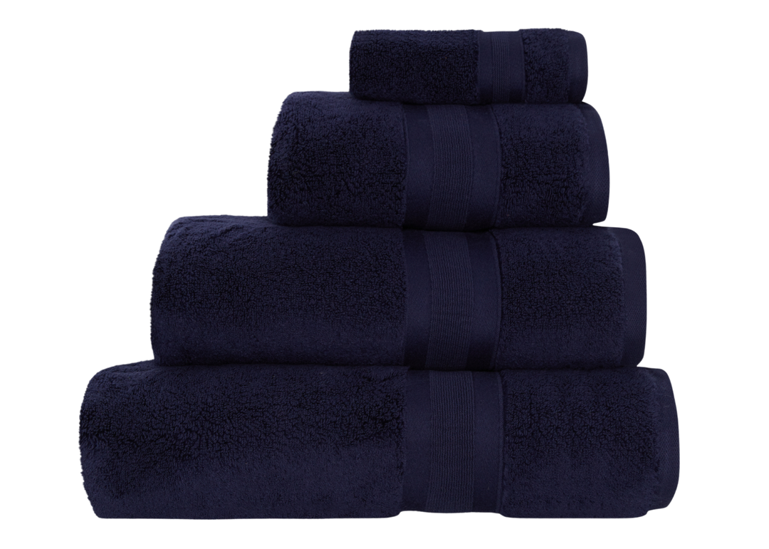 Jasper Conran "Zero Twist Cotton" Bath Towels Collection in Navy