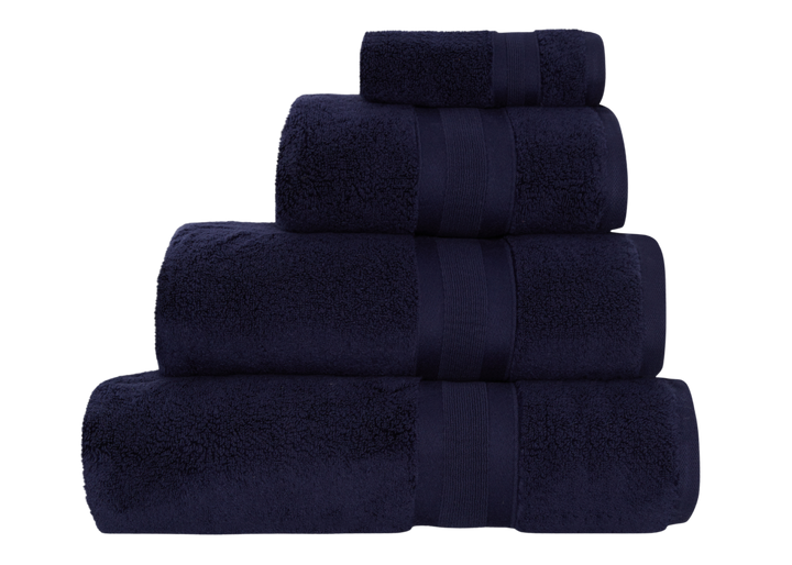 Jasper Conran "Zero Twist Cotton" Bath Towels Collection in Navy