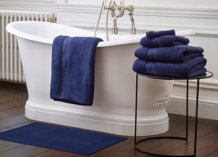 Jasper Conran "Zero Twist Cotton" Bath Towels Collection in Navy