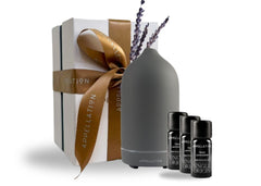 Appellation "Charcoal Diffuser & Calm Collection Oils (3x 10ml)" Gift Set