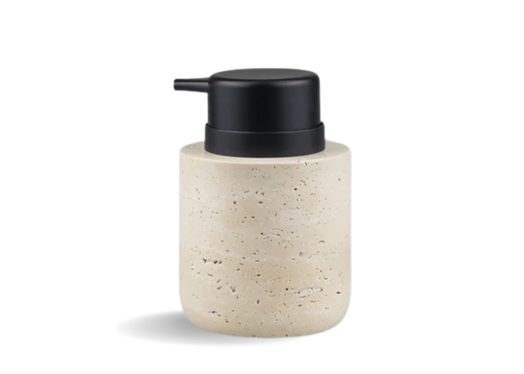 Mette Ditmer "Travertine" Bathroom Accessories in Beige