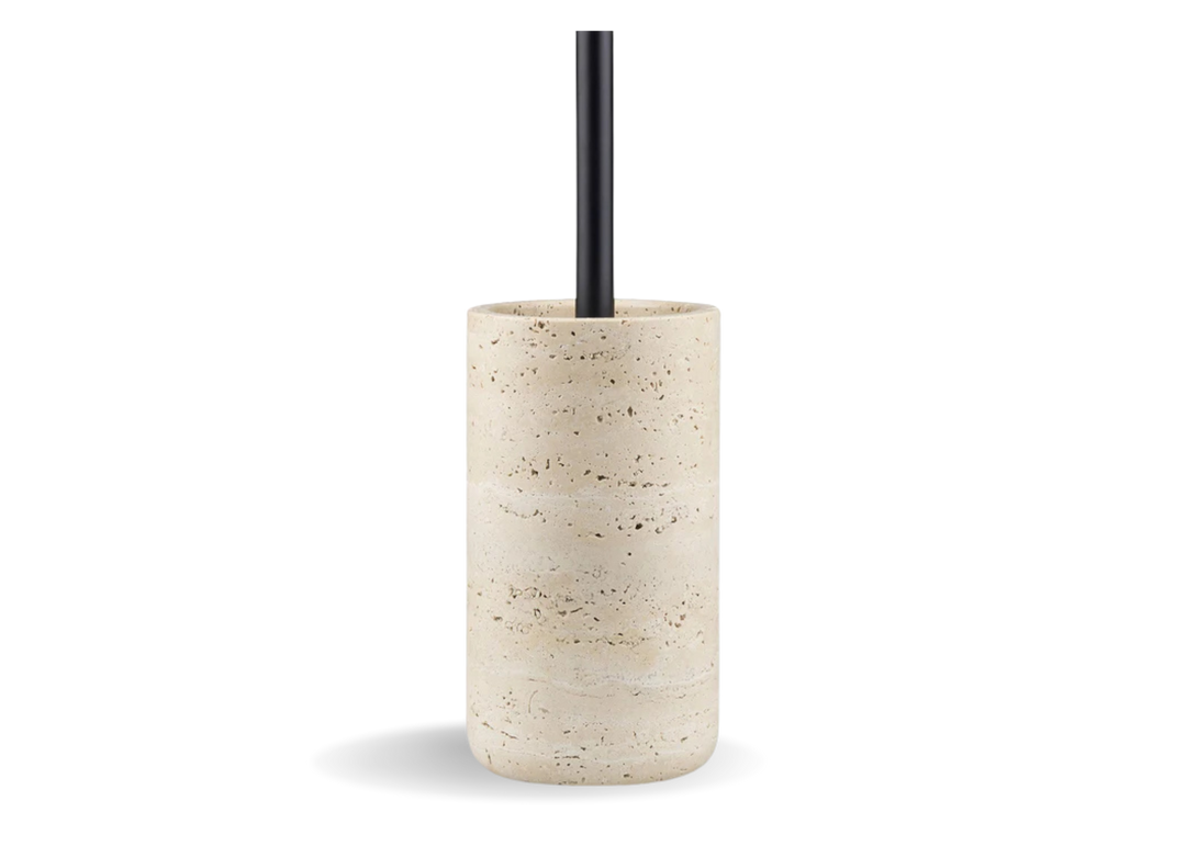 Mette Ditmer "Travertine" Bathroom Accessories in Beige