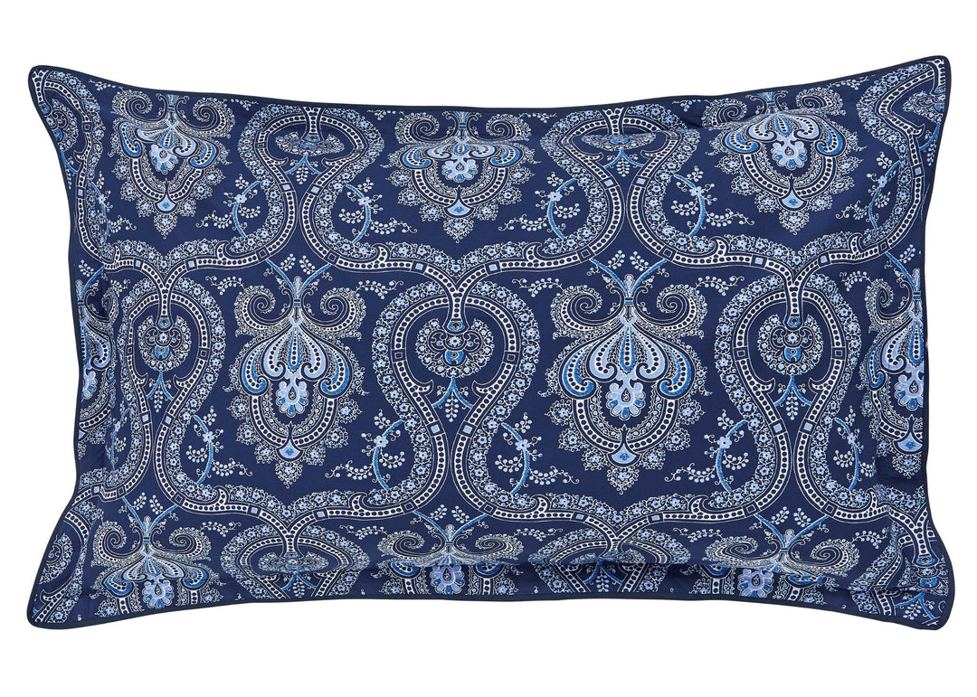 Bedeck of Belfast "Ellis" Duvet Cover Set in Navy Blue