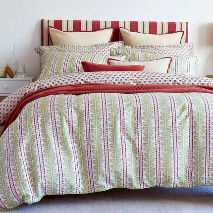 Christy "Folia" Duvet Cover Sets in Celery