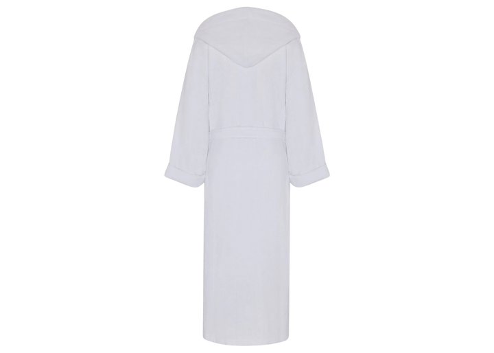 Jasper Conran "Stripe Hooded Robe" in White