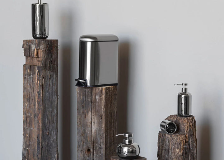 Mette Ditmer "Lotus" Bathroom Accessories in Chrome