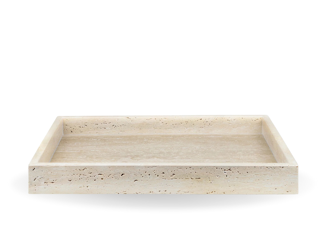 Mette Ditmer "Travertine" Bathroom Accessories in Beige