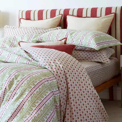 Christy "Folia" Duvet Cover Sets in Celery