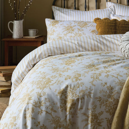Laura Ashley "Walled Garden" Duvet Cover Set in Ochre