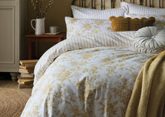 Laura Ashley "Walled Garden" Duvet Cover Set in Ochre