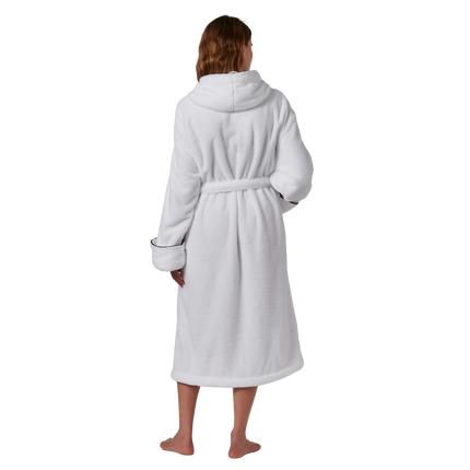 "رداء مخطط بغطاء رأس" من جاسبر كونران باللون العنابي