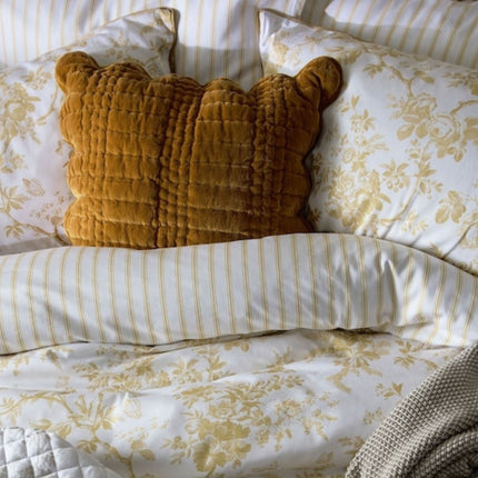 Laura Ashley "Walled Garden" Duvet Cover Set in Ochre