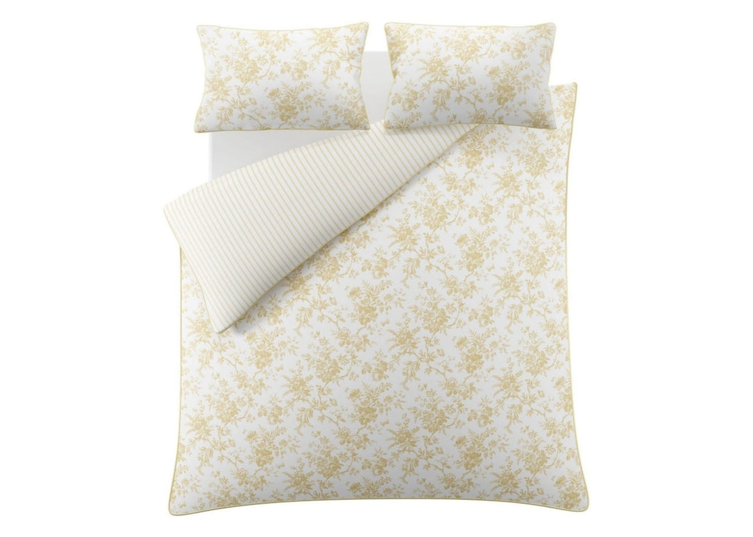 Laura Ashley "Walled Garden" Duvet Cover Set in Ochre