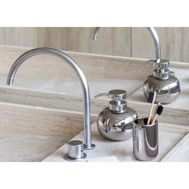 Mette Ditmer "Lotus" Bathroom Accessories in Chrome