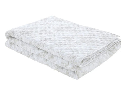 Laura Ashley "Walled Garden" Quilted Bedspread in Dove Grey