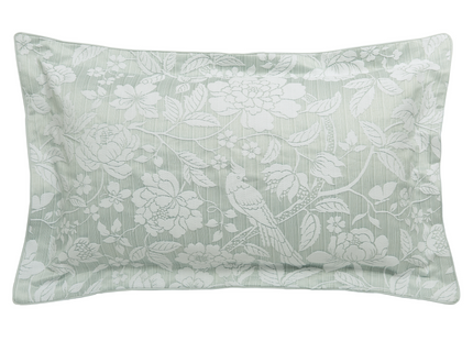 Sanderson "Pyramus" Duvet Cover and Oxford Pillowcase in Aqua
