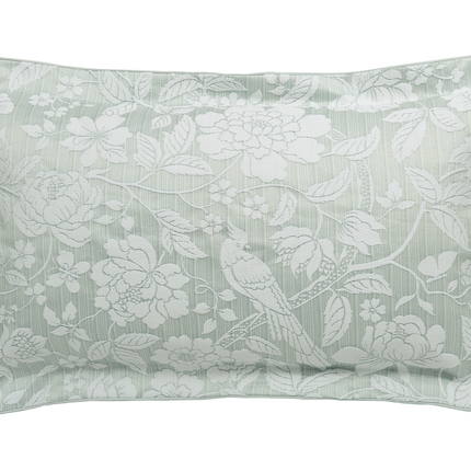 Sanderson "Pyramus" Duvet Cover and Oxford Pillowcase in Aqua