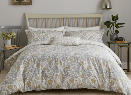 Morris & Co "Compton" Duvet Cover Sets in Neutral (Light silver)