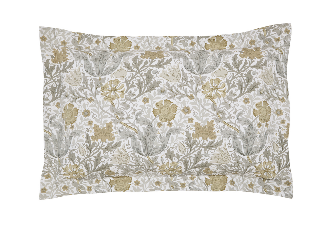 Morris &amp; Co "Compton" Duvet Cover Sets in Neutral (Light silver)