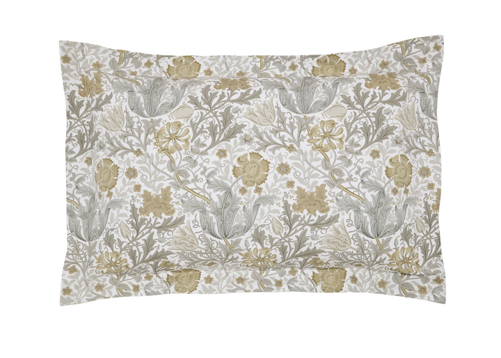 Morris &amp; Co "Compton" Duvet Cover Sets in Neutral (Light silver)