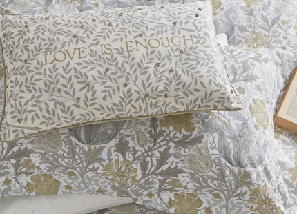 Morris & Co "Compton" Duvet Cover Sets in Neutral (Light silver)