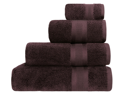 Jasper Conran "Zero Twist Cotton" Bath Towels Collection in Chocolate