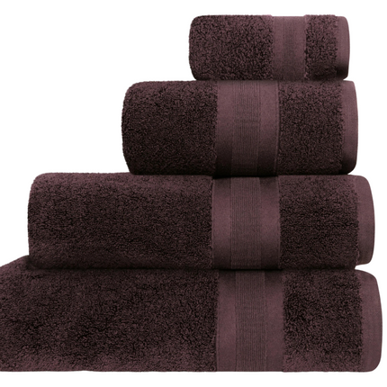 Jasper Conran "Zero Twist Cotton" Bath Towels Collection in Chocolate