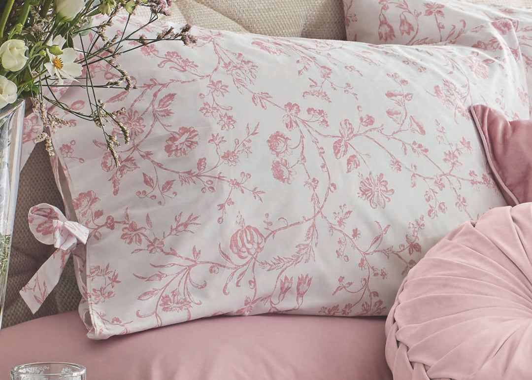 Laura Ashley "Aria" Duvet Cover Set in Blush