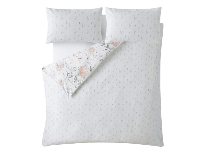Laura Ashley "Pallington Bloom" Duvet Cover Set in Plaster Pink