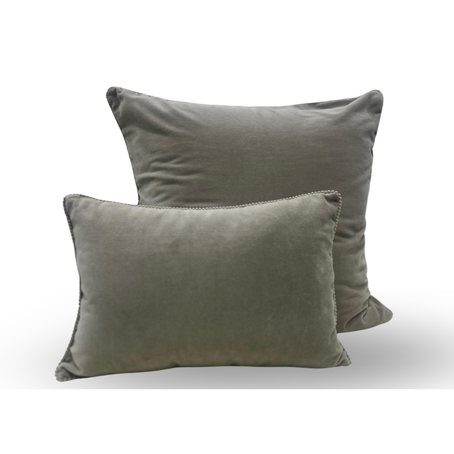 Christy "Arles" Decorative Filled Cushion in Sand (Silver)