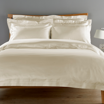 Christy Premium "900 Thread Count Picot" Bed Linen in Cream
