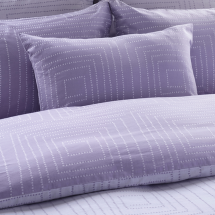 Jasper Conran "Dot to Dot" Jacquard Duvet Cover Set in Lavender