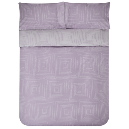 Jasper Conran "Dot to Dot" Jacquard Duvet Cover Set in Lavender