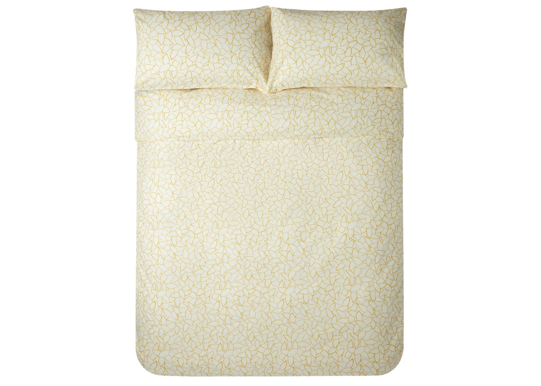 Jasper Conran "Mini Leaves" Duvet Cover Set in Gold