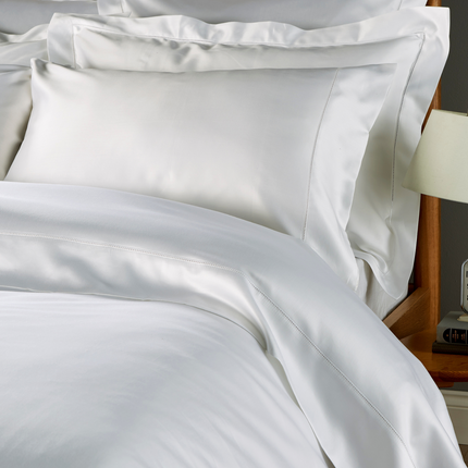 Christy Premium "900 Thread Count Picot" Bed Linen in White